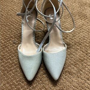 Elegant Silver Women's Shoes